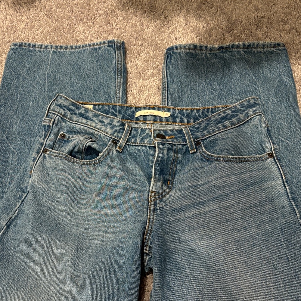 LEVIS LOW LOOSE JEAN IN COLOR GOOD GRADES